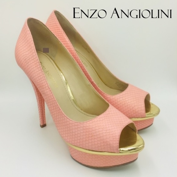 ENZO ANGIOLINI ‘Love U Too’ Platform Peep Toe Pump - Picture 1 of 5